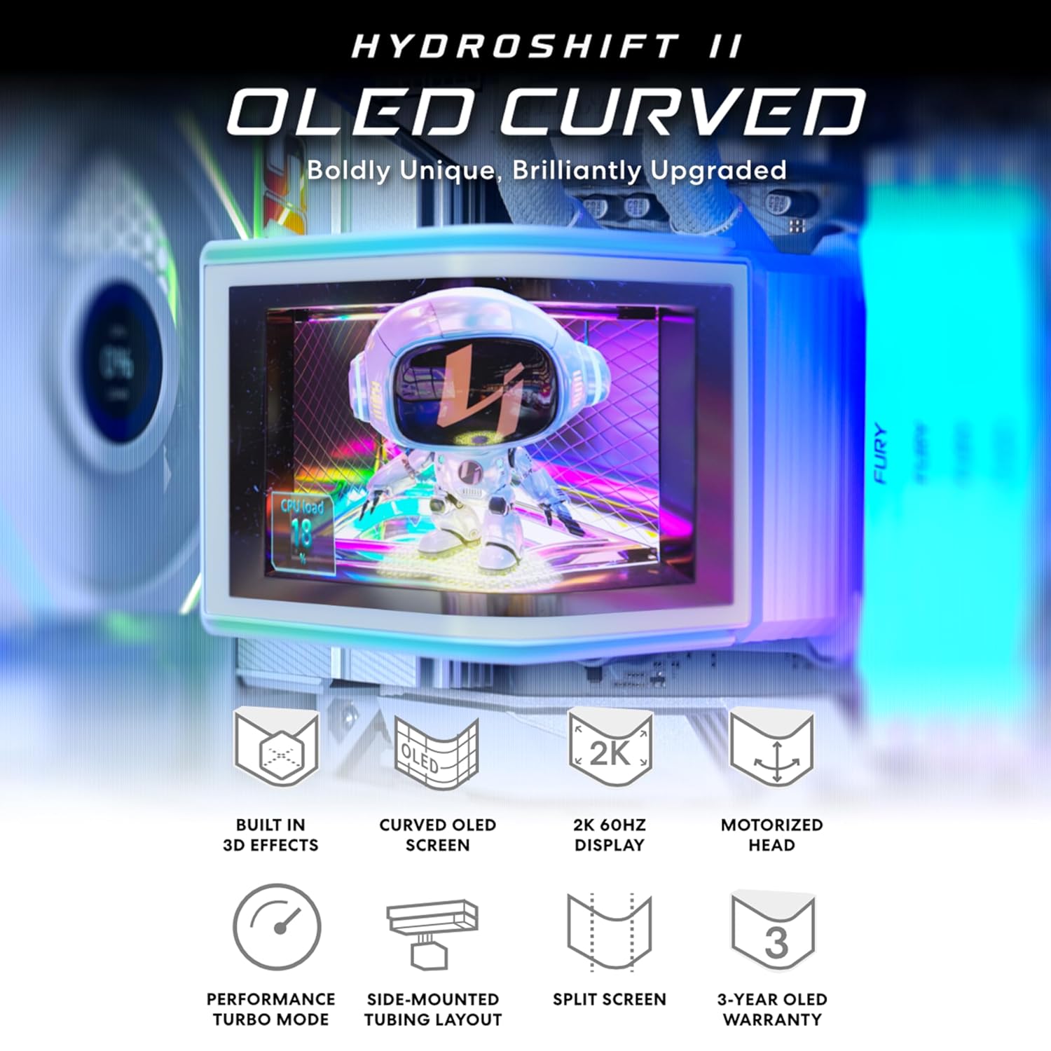Lian Li Hydroshift II OLED Cur - огляд і ціна Aio Liquid Cooler