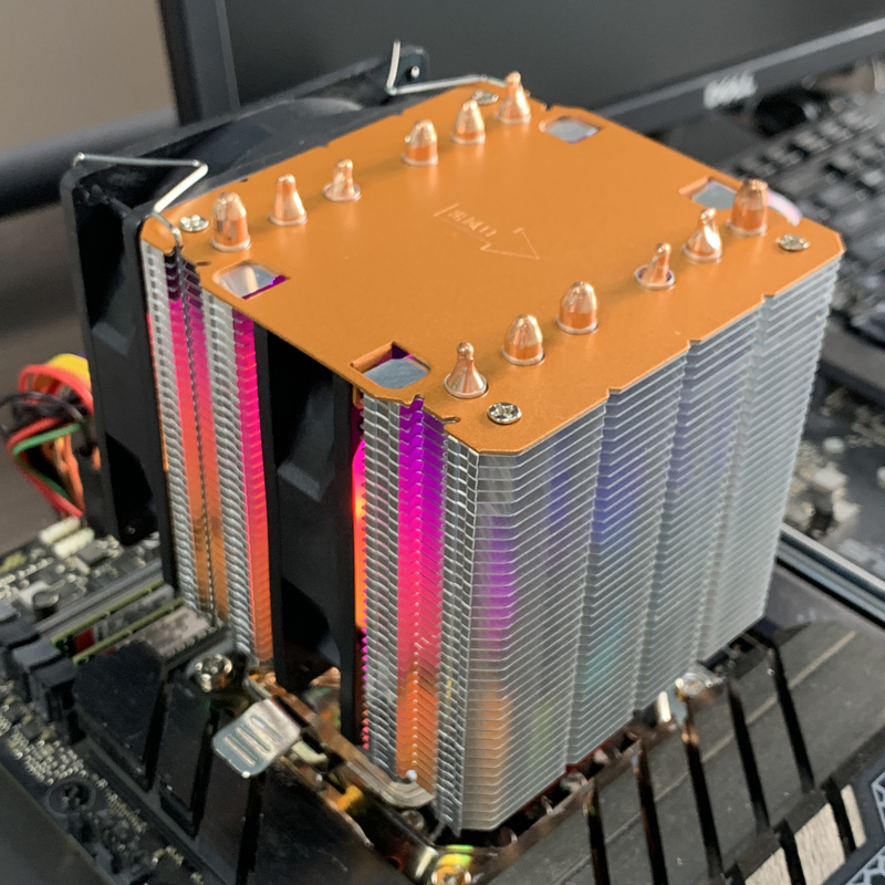Air-cooled CPU Cooler 90mm RGB - огляд і ціна Air Cooler Cpu