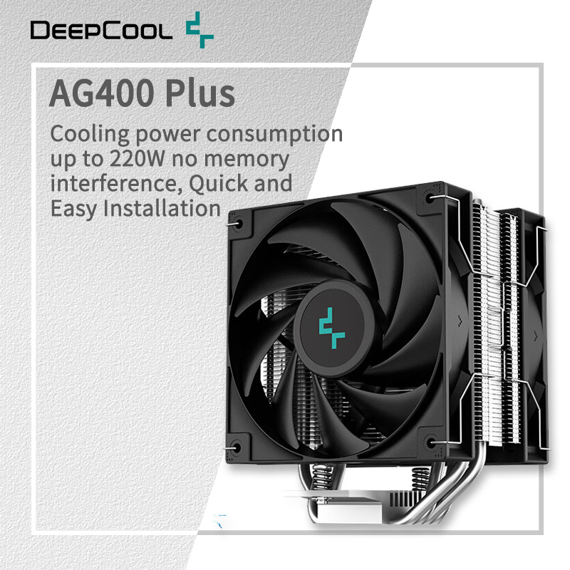 DEEPCOOL AG400 4 Heat pipes Du - огляд і ціна Cpu Heatsink