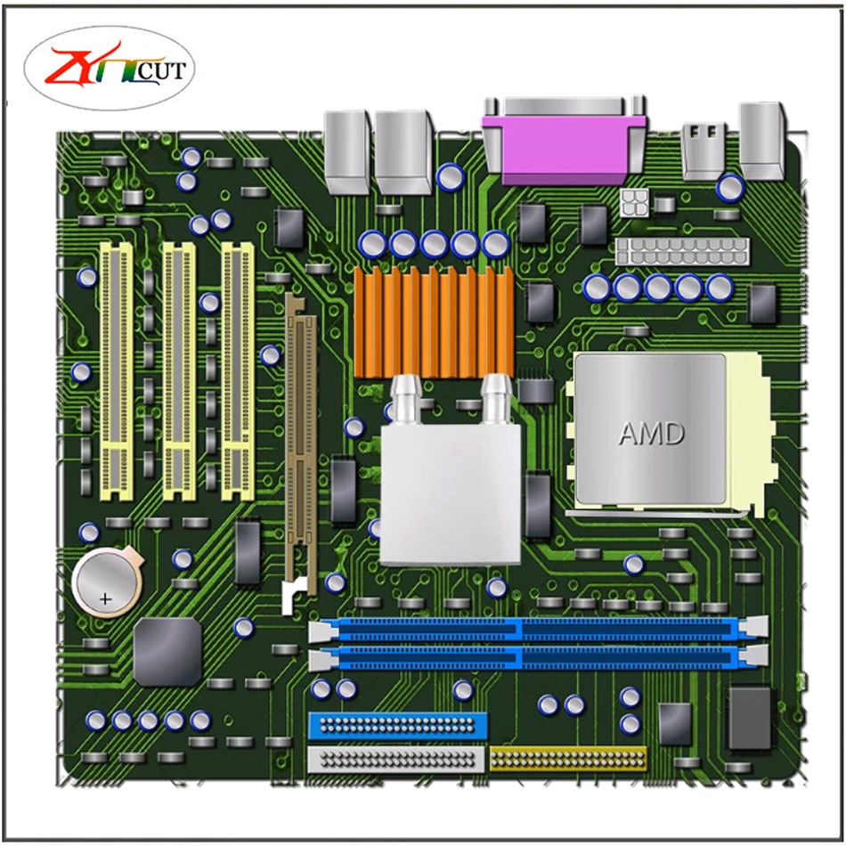 40 80mm CPU Aluminum water-coo - огляд і ціна Cpu Heatsink