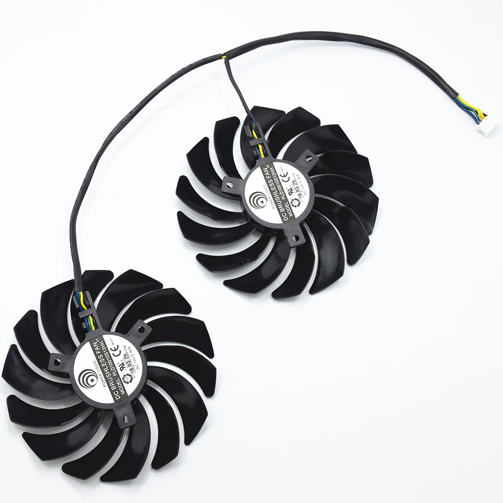 2Pcs 95mm PLD10010S12HH Video  - огляд і ціна Cpu Fan