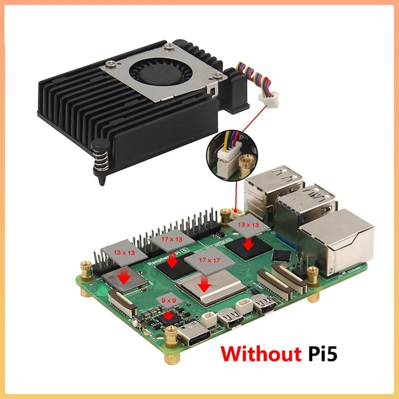 Active Cooler for 5, Aluminum  - огляд і ціна Heatsink