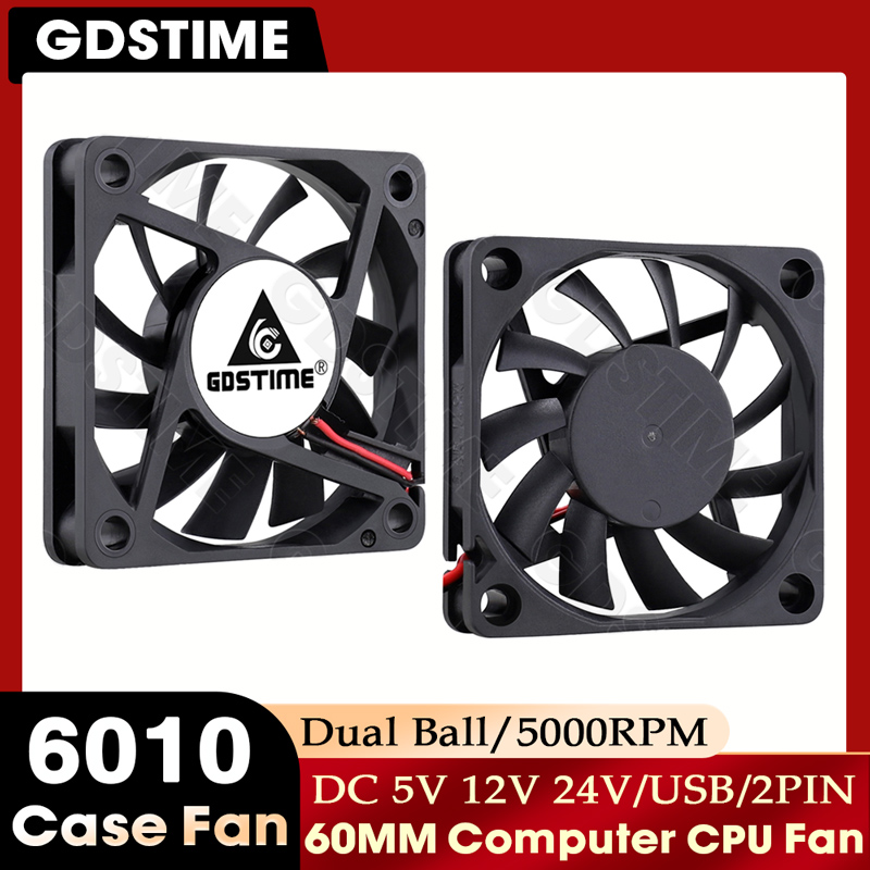 GDSTIME 60mm Fan 24V 12V Fan 6 - огляд і ціна Gpu Cooler