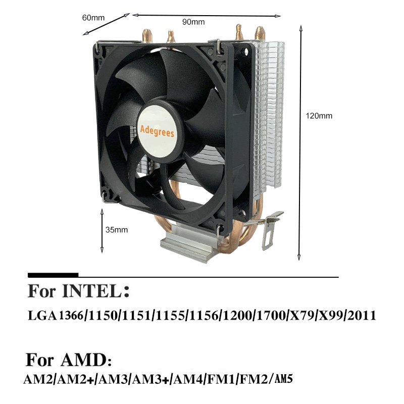 X99 CPU Air Cooler PC Processo - огляд і ціна Cpu Heatsink