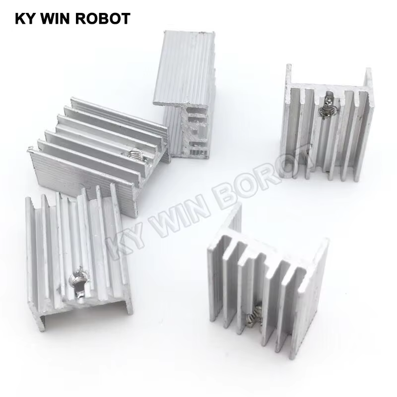 10pcs Aluminium TO-220 Heatsin - огляд і ціна Heatsink