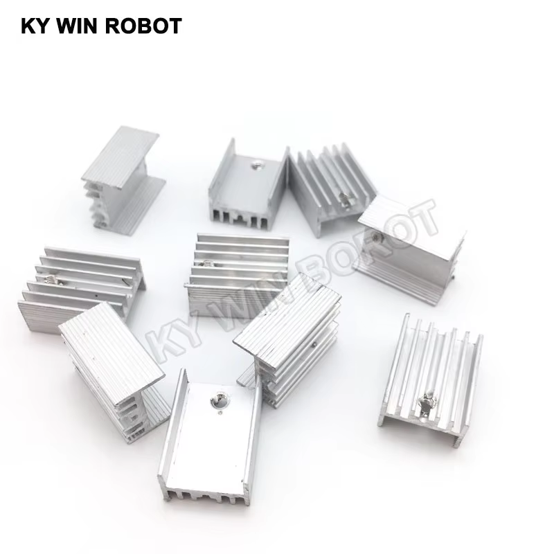 10pcs Aluminium TO-220 Heatsin - огляд і ціна Heatsink